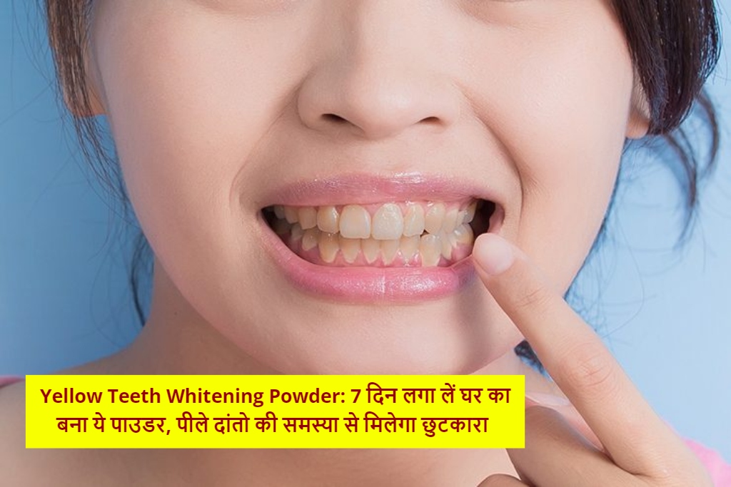 Yellow Teeth Whitening Powder